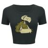 Ladies' Poly-Cotton Crop T-Shirt Thumbnail