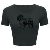 Ladies' Poly-Cotton Crop T-Shirt Thumbnail
