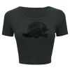Ladies' Poly-Cotton Crop T-Shirt Thumbnail