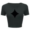 Ladies' Poly-Cotton Crop T-Shirt Thumbnail