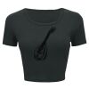 Ladies' Poly-Cotton Crop T-Shirt Thumbnail