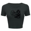 Ladies' Poly-Cotton Crop T-Shirt Thumbnail