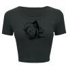Ladies' Poly-Cotton Crop T-Shirt Thumbnail
