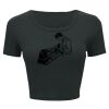 Ladies' Poly-Cotton Crop T-Shirt Thumbnail