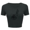 Ladies' Poly-Cotton Crop T-Shirt Thumbnail