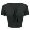 Ladies' Poly-Cotton Crop T-Shirt Thumbnail