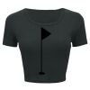 Ladies' Poly-Cotton Crop T-Shirt Thumbnail