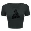 Ladies' Poly-Cotton Crop T-Shirt Thumbnail