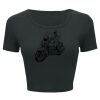 Ladies' Poly-Cotton Crop T-Shirt Thumbnail