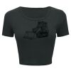 Ladies' Poly-Cotton Crop T-Shirt Thumbnail