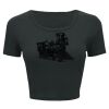 Ladies' Poly-Cotton Crop T-Shirt Thumbnail
