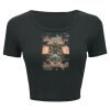 Ladies' Poly-Cotton Crop T-Shirt Thumbnail