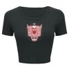 Ladies' Poly-Cotton Crop T-Shirt Thumbnail