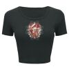 Ladies' Poly-Cotton Crop T-Shirt Thumbnail