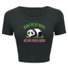 Ladies' Poly-Cotton Crop T-Shirt Thumbnail