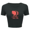Ladies' Poly-Cotton Crop T-Shirt Thumbnail