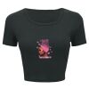 Ladies' Poly-Cotton Crop T-Shirt Thumbnail