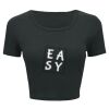 Ladies' Poly-Cotton Crop T-Shirt Thumbnail