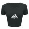 Ladies' Poly-Cotton Crop T-Shirt Thumbnail