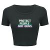 Ladies' Poly-Cotton Crop T-Shirt Thumbnail