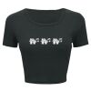 Ladies' Poly-Cotton Crop T-Shirt Thumbnail