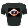 Ladies' Poly-Cotton Crop T-Shirt Thumbnail