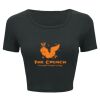 Ladies' Poly-Cotton Crop T-Shirt Thumbnail