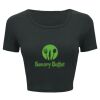 Ladies' Poly-Cotton Crop T-Shirt Thumbnail