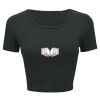 Ladies' Poly-Cotton Crop T-Shirt Thumbnail