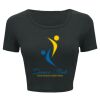 Ladies' Poly-Cotton Crop T-Shirt Thumbnail