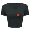 Ladies' Poly-Cotton Crop T-Shirt Thumbnail