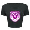Ladies' Poly-Cotton Crop T-Shirt Thumbnail