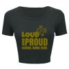 Ladies' Poly-Cotton Crop T-Shirt Thumbnail