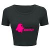 Ladies' Poly-Cotton Crop T-Shirt Thumbnail