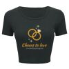 Ladies' Poly-Cotton Crop T-Shirt Thumbnail