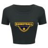 Ladies' Poly-Cotton Crop T-Shirt Thumbnail