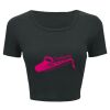 Ladies' Poly-Cotton Crop T-Shirt Thumbnail