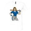 Unisex Jersey Short-Sleeve V-Neck T-Shirt Thumbnail