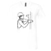 Unisex Jersey Short-Sleeve V-Neck T-Shirt Thumbnail