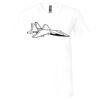 Unisex Jersey Short-Sleeve V-Neck T-Shirt Thumbnail