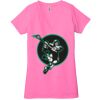 Ladies' Jersey Short-Sleeve Deep V-Neck T-Shirt Thumbnail