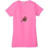 Ladies' Jersey Short-Sleeve Deep V-Neck T-Shirt Thumbnail