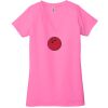 Ladies' Jersey Short-Sleeve Deep V-Neck T-Shirt Thumbnail