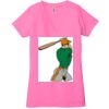 Ladies' Jersey Short-Sleeve Deep V-Neck T-Shirt Thumbnail
