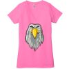 Ladies' Jersey Short-Sleeve Deep V-Neck T-Shirt Thumbnail