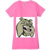 Ladies' Jersey Short-Sleeve Deep V-Neck T-Shirt Thumbnail