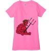 Ladies' Jersey Short-Sleeve Deep V-Neck T-Shirt Thumbnail