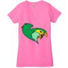 Ladies' Jersey Short-Sleeve Deep V-Neck T-Shirt Thumbnail