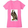 Ladies' Jersey Short-Sleeve Deep V-Neck T-Shirt Thumbnail