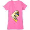 Ladies' Jersey Short-Sleeve Deep V-Neck T-Shirt Thumbnail